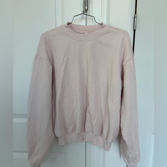 Skims holt renfrew oversized Women's Pink Sweatshirt medium Kim kardashian - Picture 5 of 9